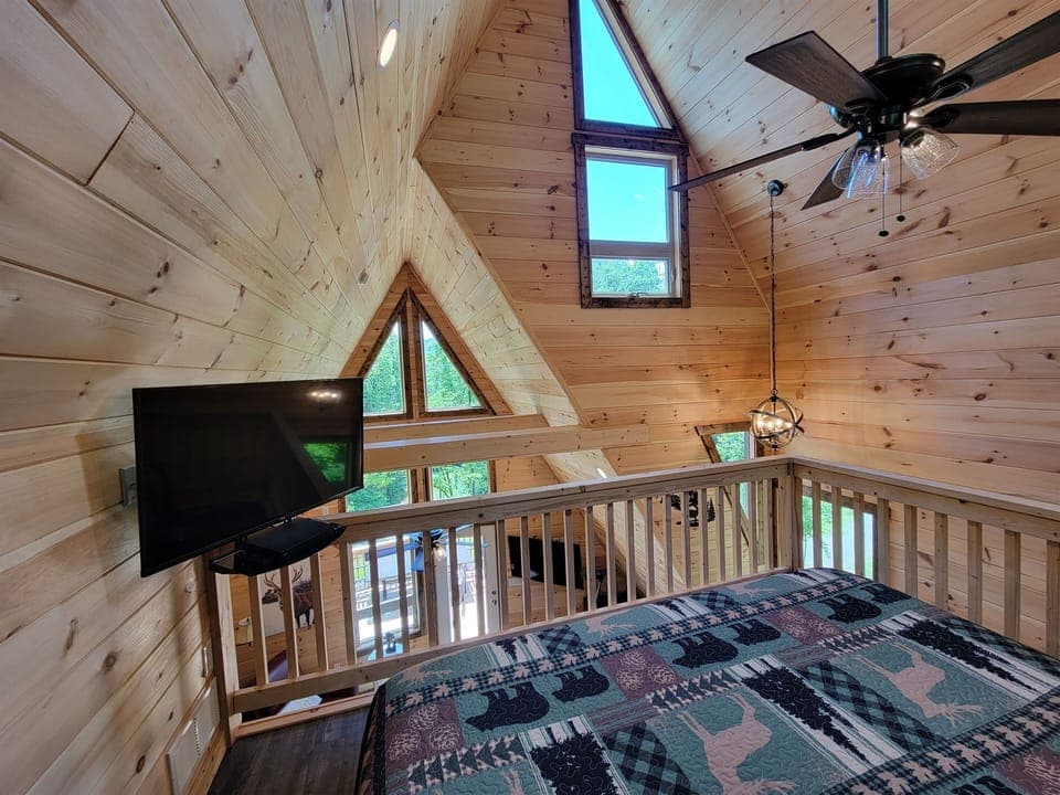 Open loft King bed