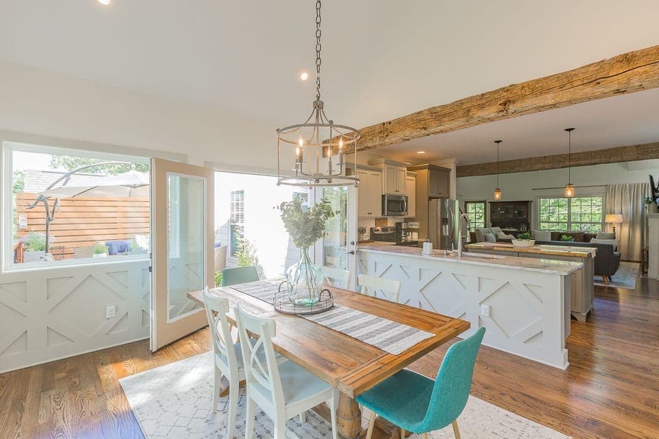 Open floor plan 