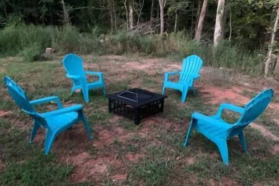 Real wood fire pit