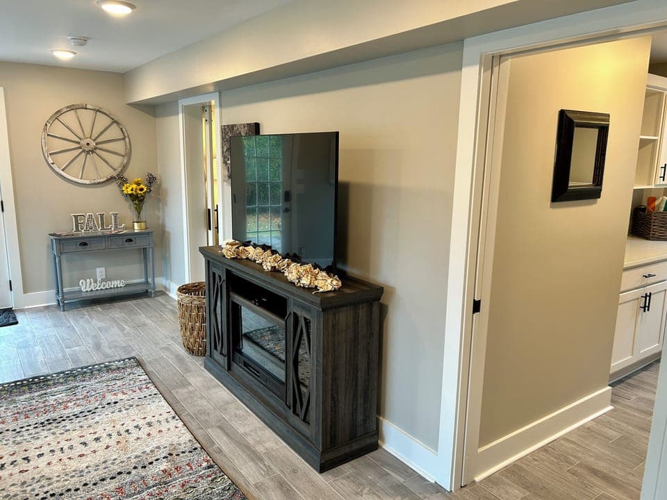 Lower living room