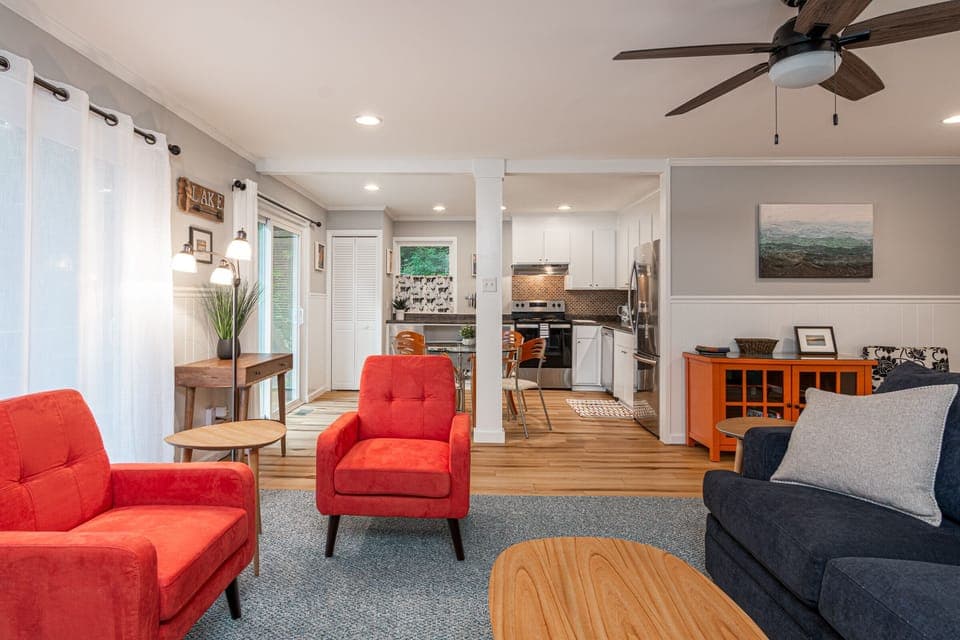 Open floorplan.