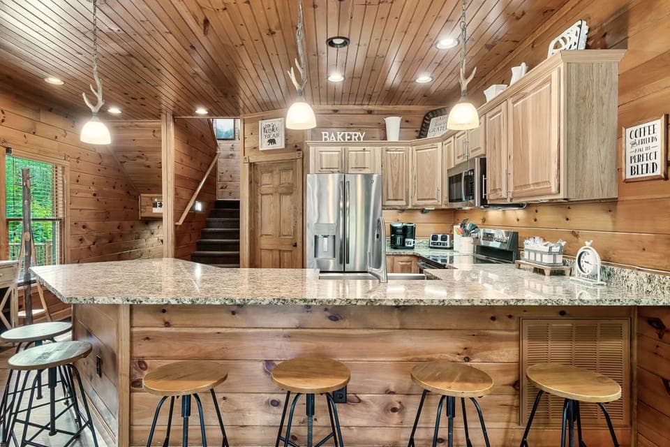 The perfect spot for cooking in or take-out meals, and of course, coffee! 