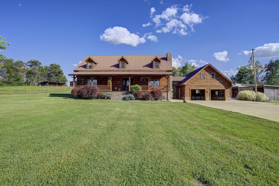 Large front yard