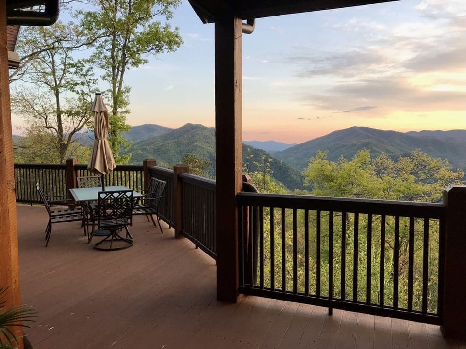 View from deck