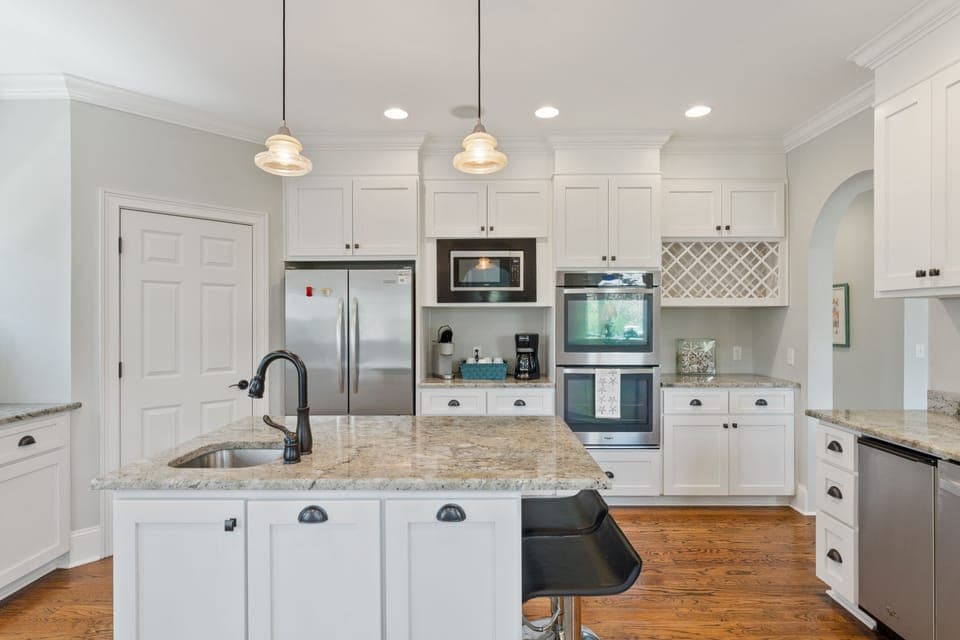 spacious kitchen
