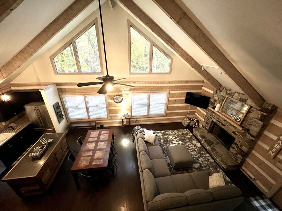 open concept living space