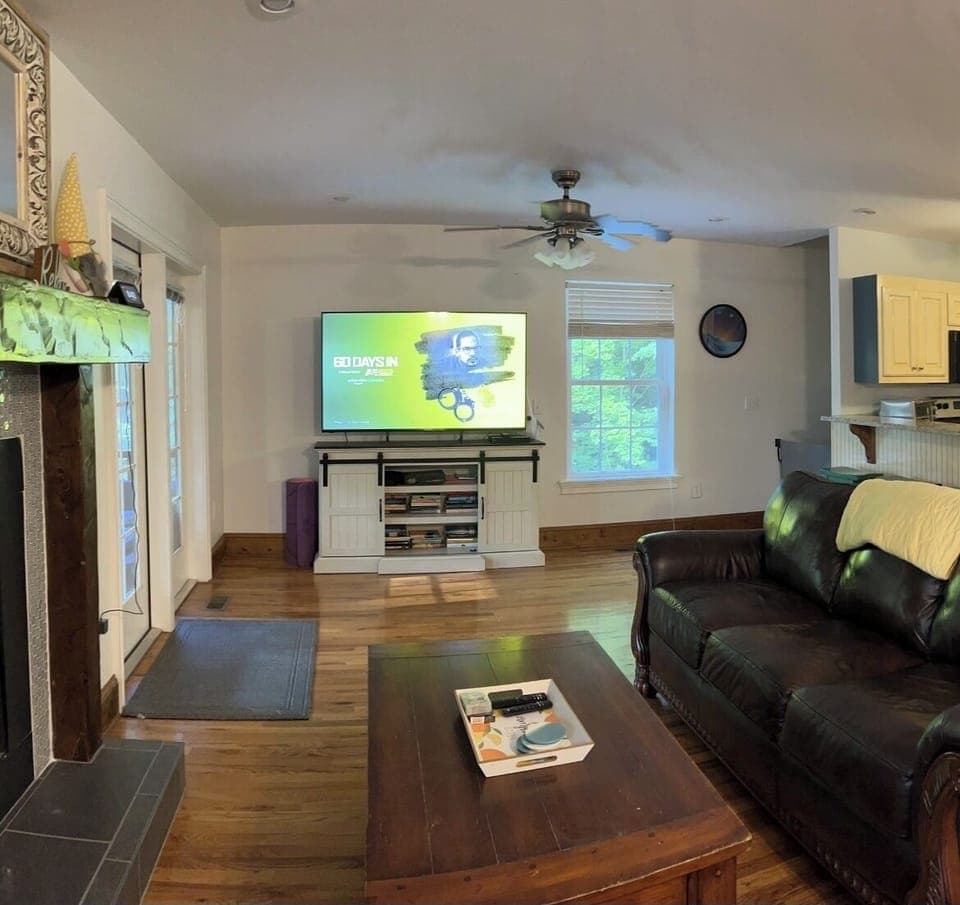 Main level open concept living area