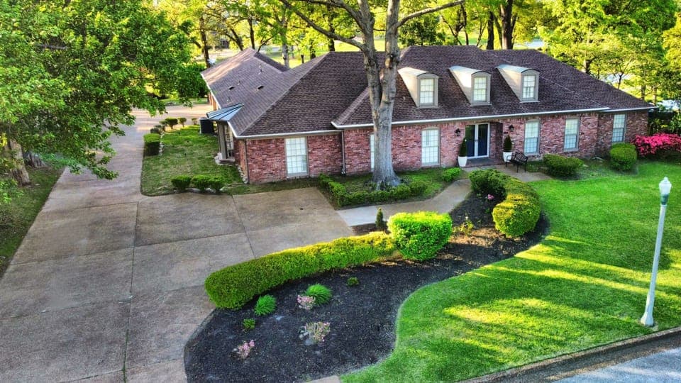 Front and driveway