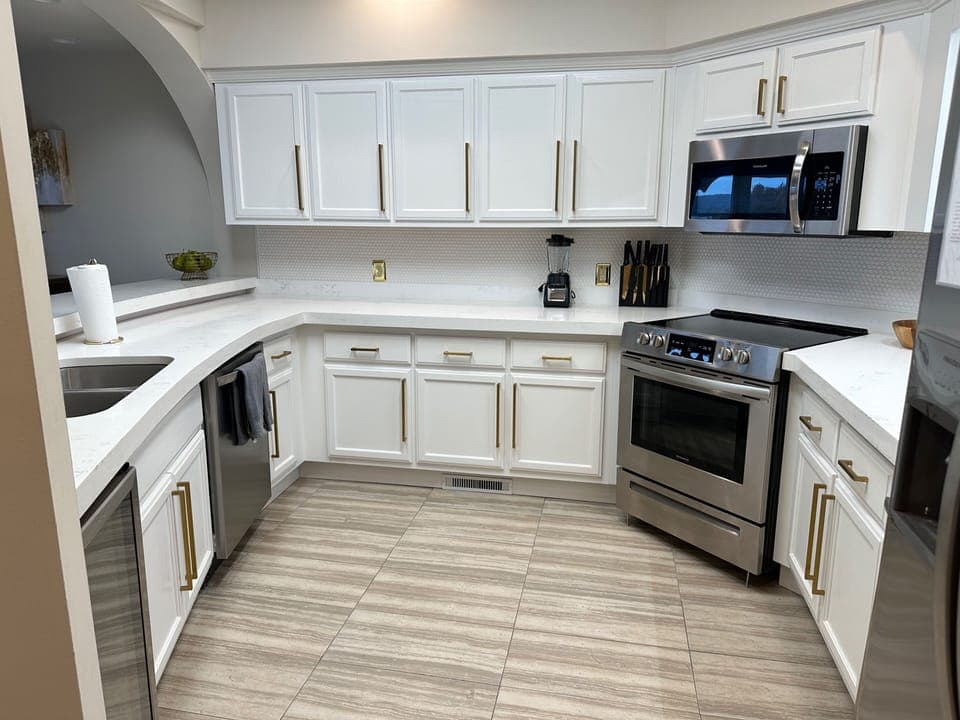 The kitchen 