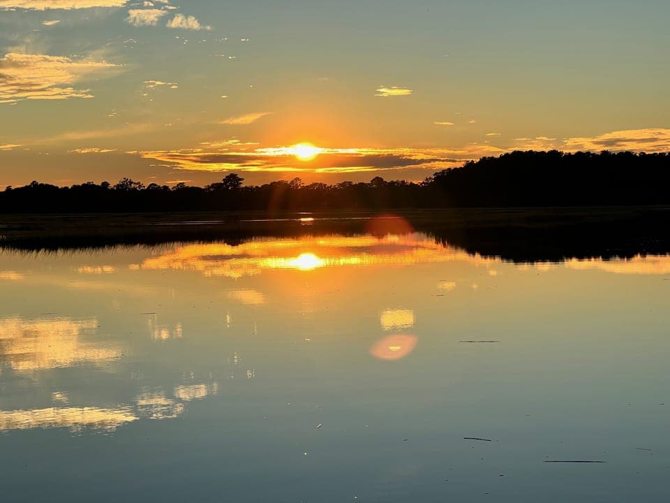 Sunsets from the dock are amazing!