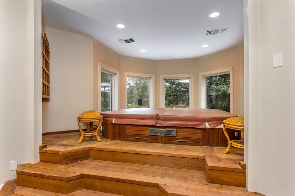 The hot tub is the perfect way to relax after a long day.