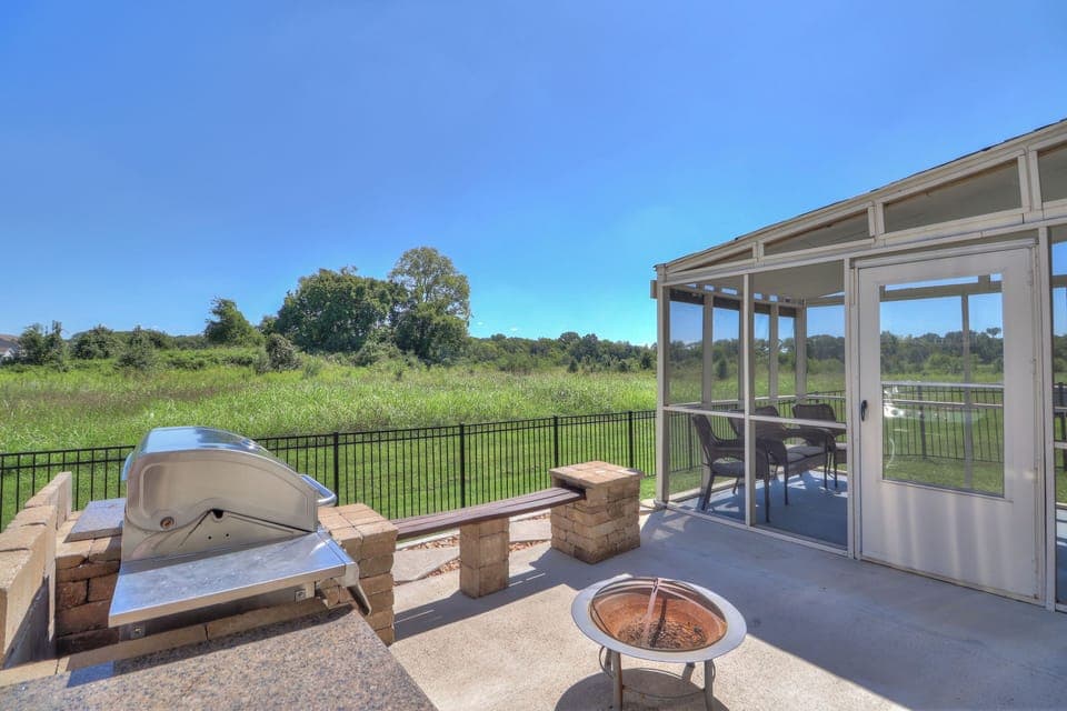 Gas Grill Area