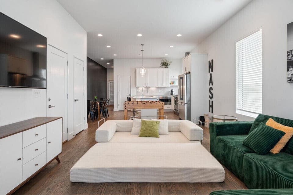 Plush KING Sleeper Sofa for additional sleeping arrangements.