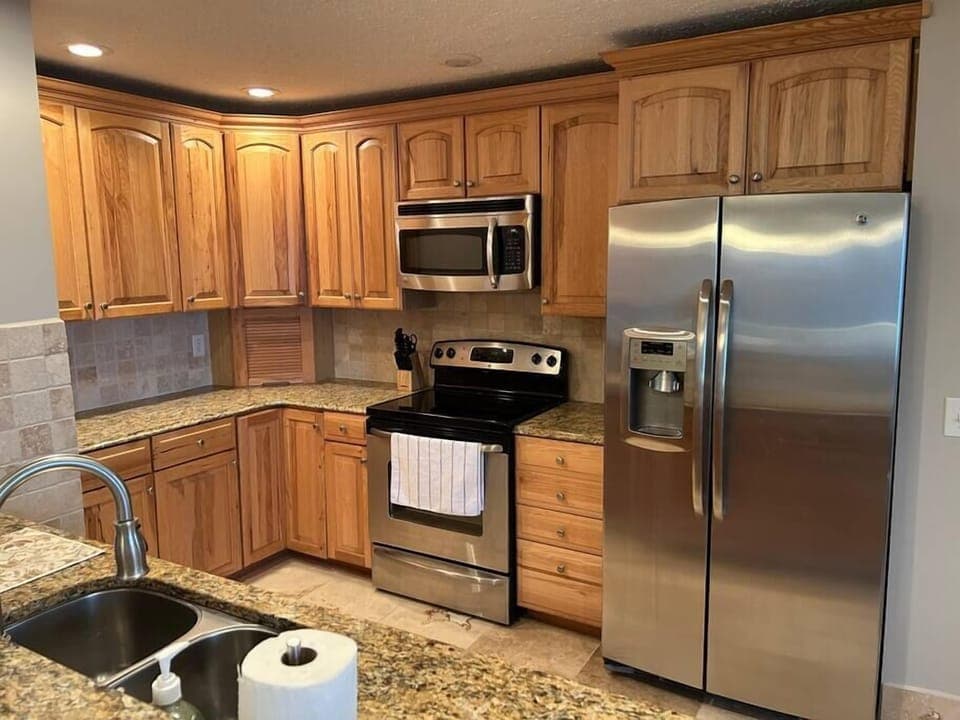 Full Kitchen with Pots, Pans, Cutlery, Dishes/Glasses, Silverware, Coffee Maker, Etc.