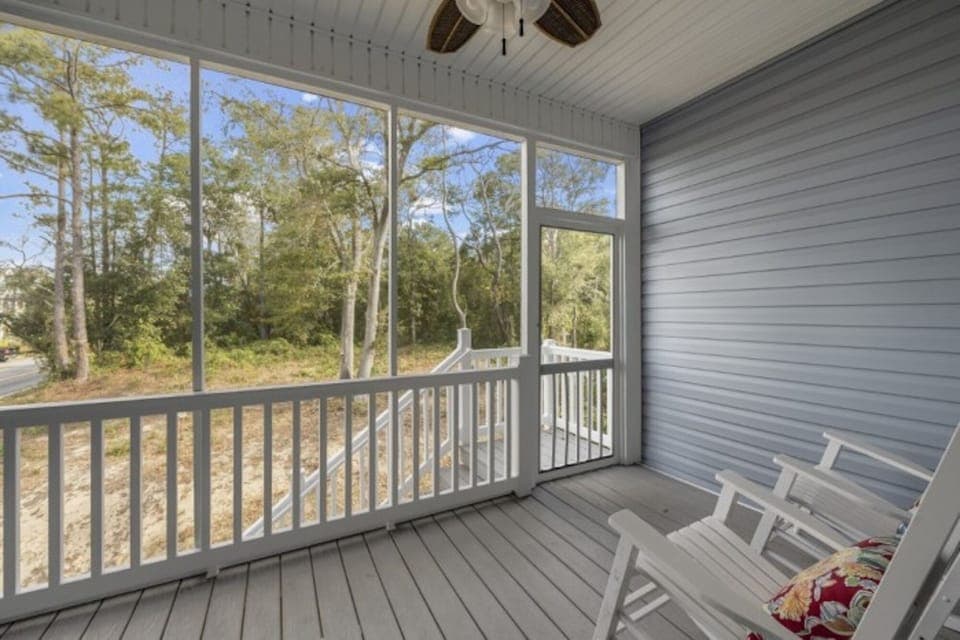 Have your morning coffee while enjoying the ocean breeze.