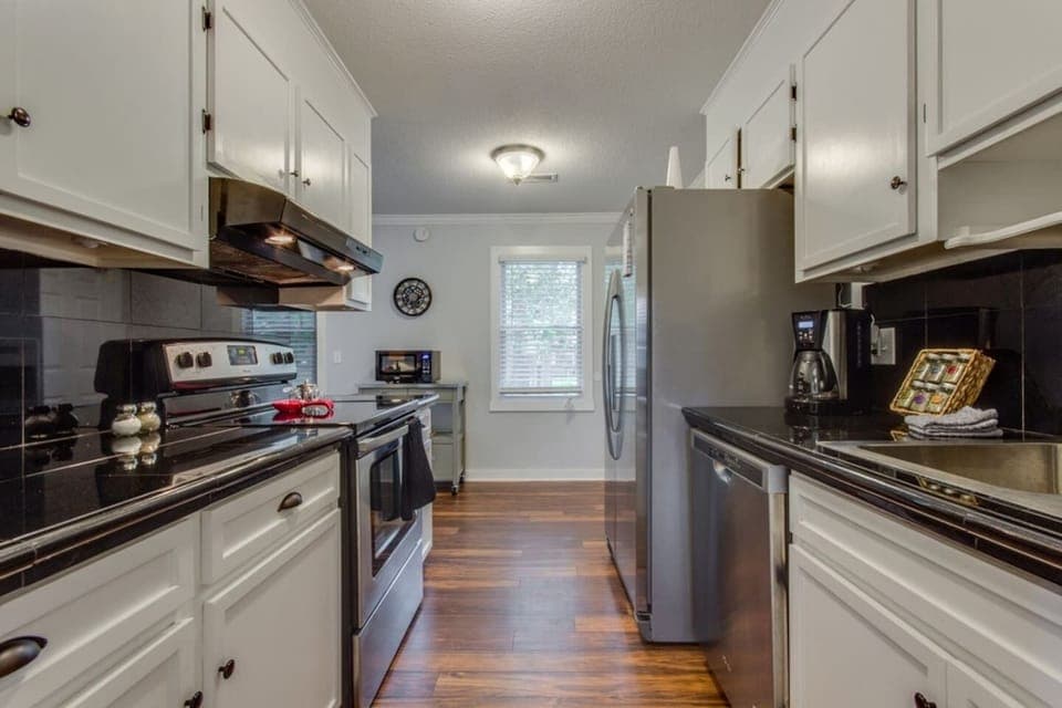 Stocked Gallery Kitchen with Keurig and drip Coffee