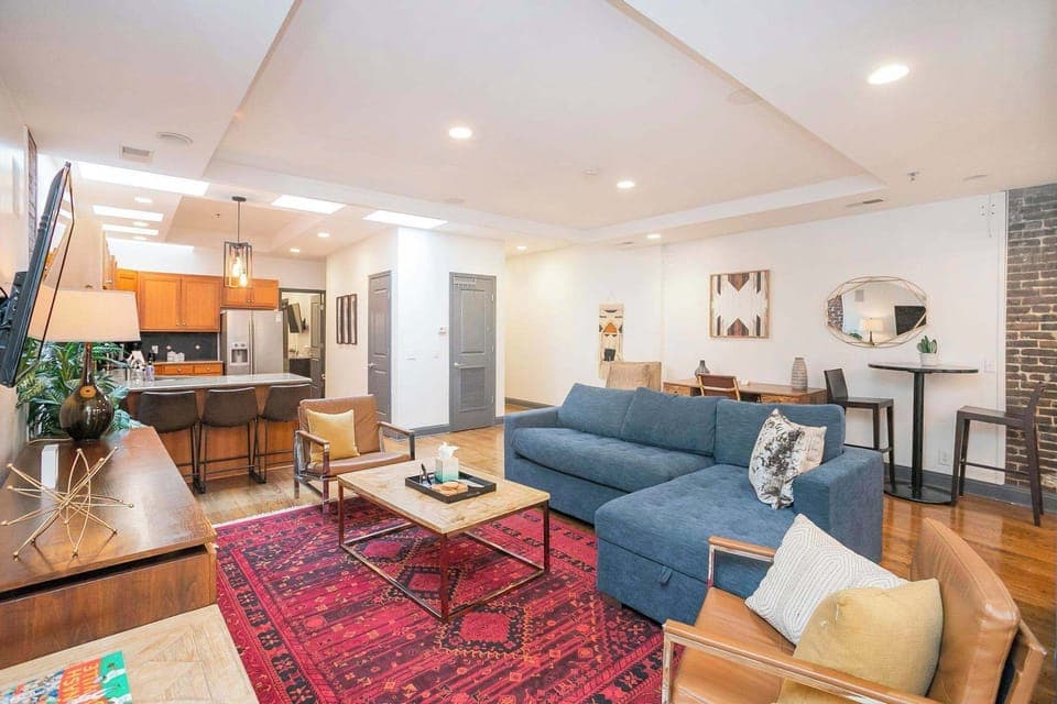 Living Room 3: 2 Sofa beds, Smart TV