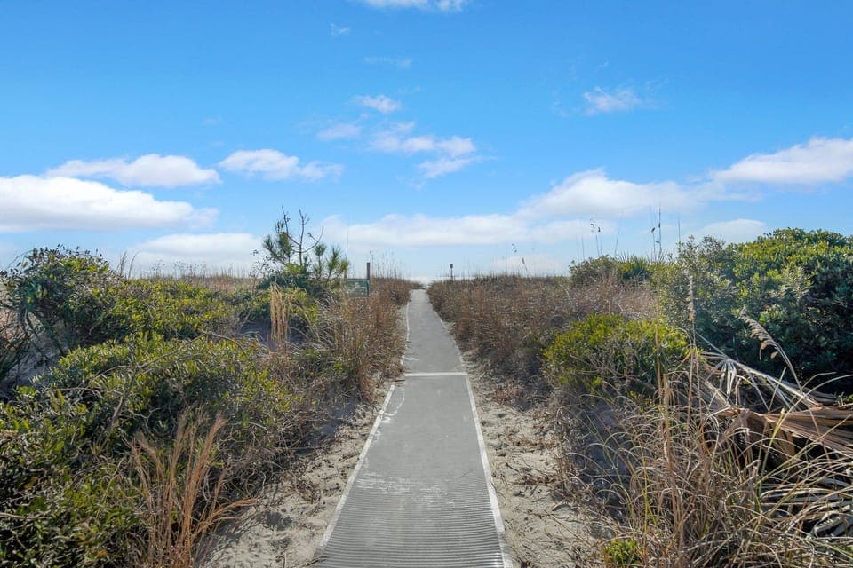 Beach access is just steps away!