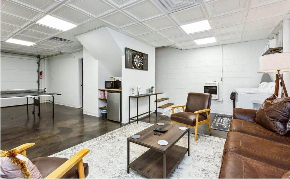Game room! Enjoy ping pong, board games, darts, x-box and treats! 