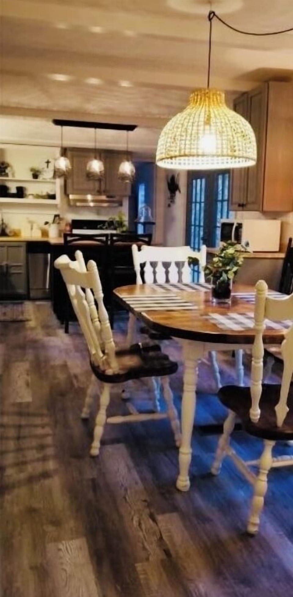 Dining and kitchen 