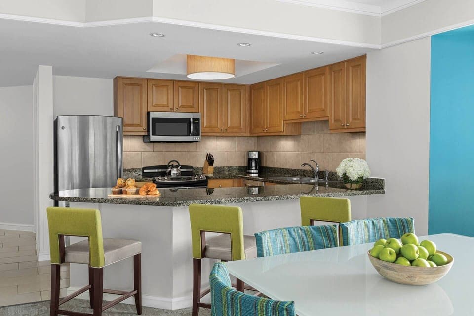 Full kitchen with all the amenities needed.