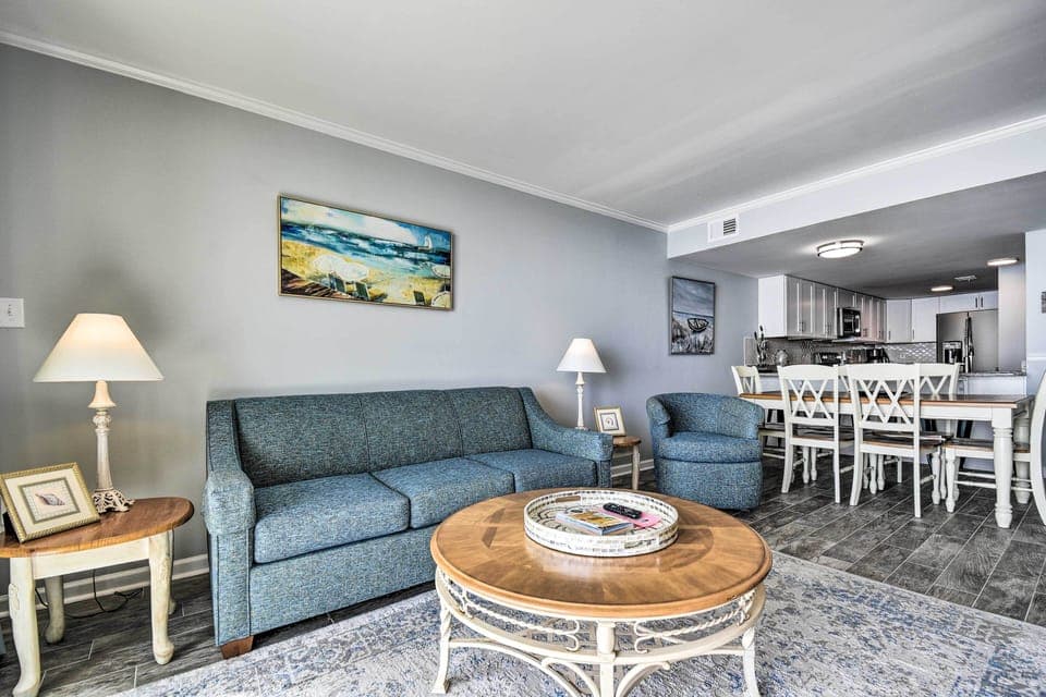 Living Room | Roku Smart TV | Queen Sleeper Sofa | Central A/C & Heat
