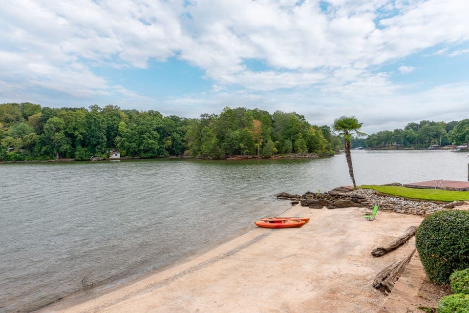 "We will never rent another lakehouse without a beach - it was perfect for kids"