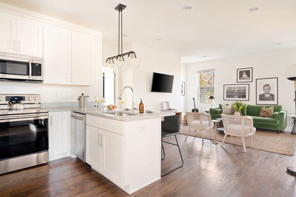 Open-spaced living.