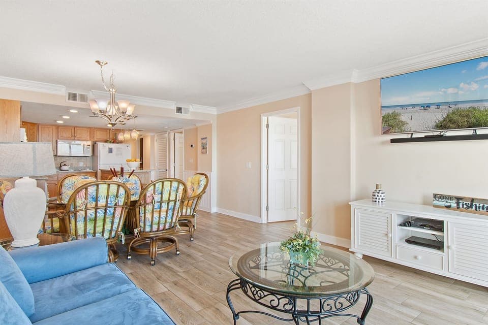 Enjoy Views of the Ocean from the Main Bedroom, Beautifully Decorated