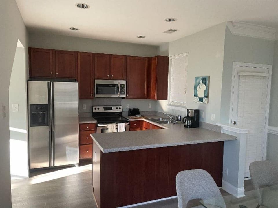Fully stocked kitchen