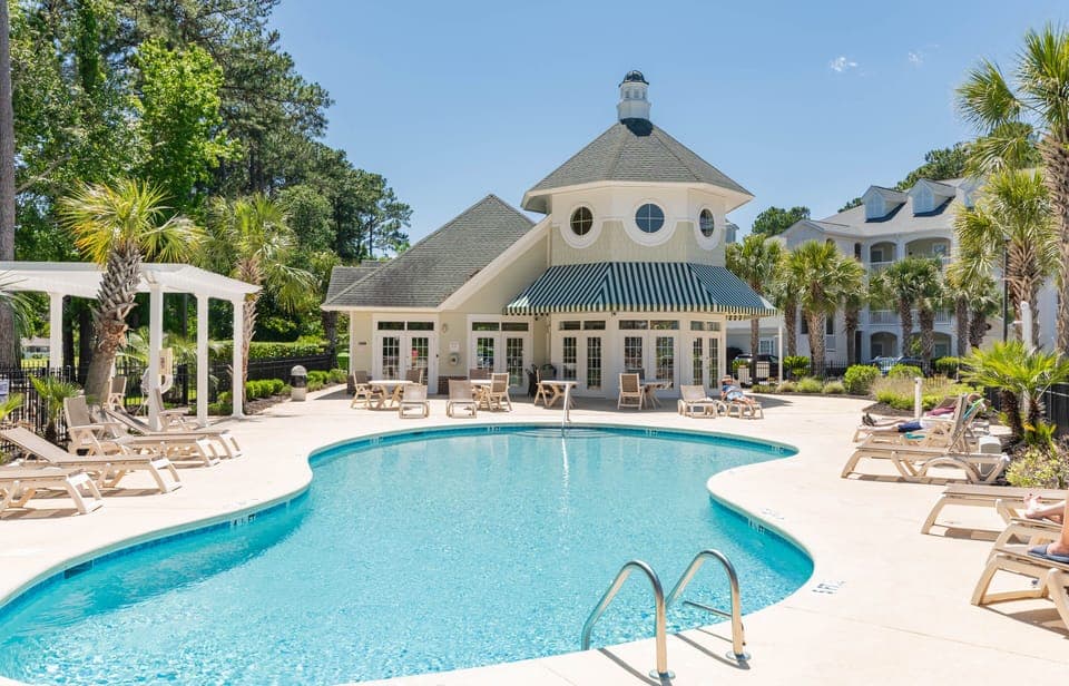 Resort style heated pool, open all year round