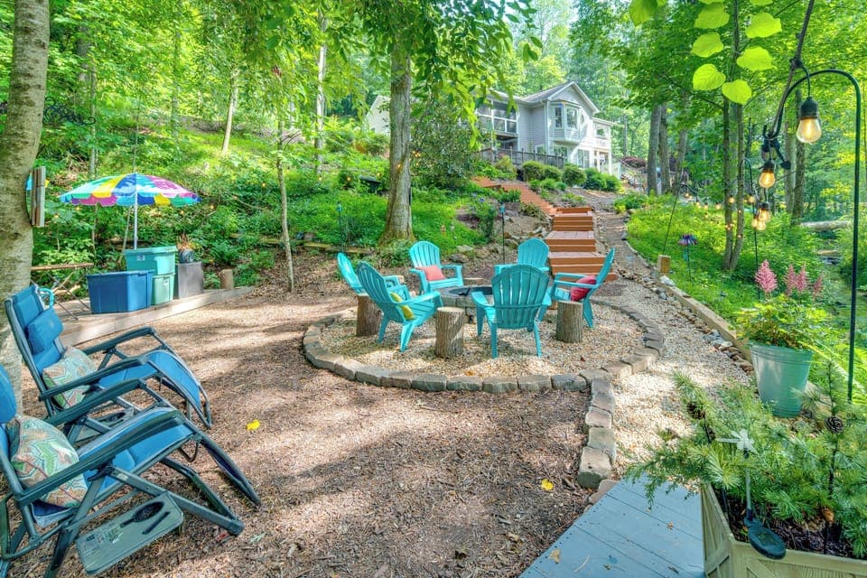 Hendersonville Vacation Rental | 1BR | 1BA | Stairs Required to Access