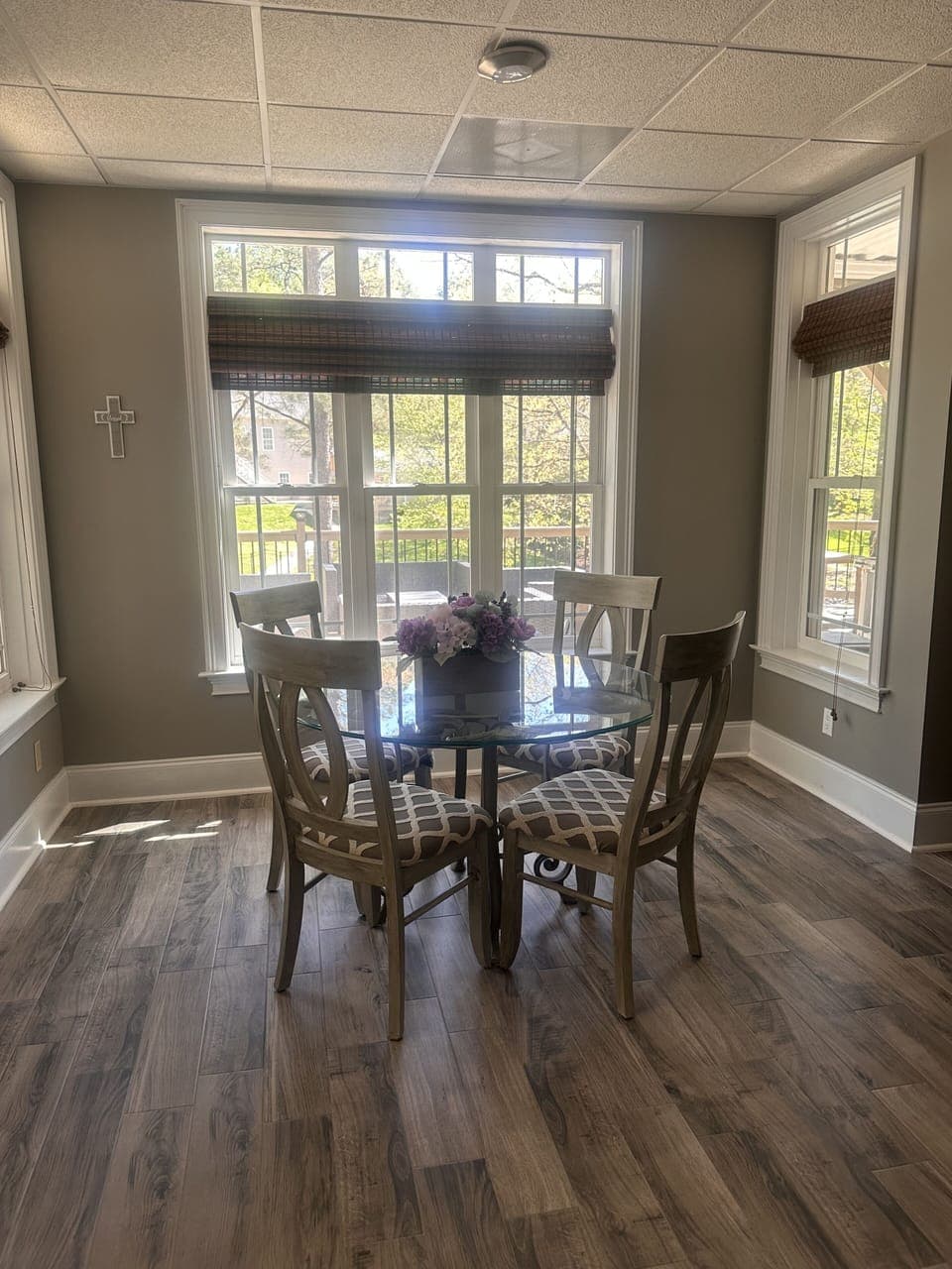 Our lower level breakfast nook! 