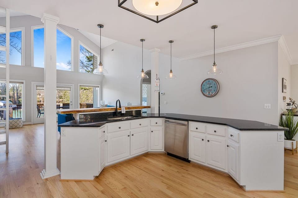 Upstairs kitchen