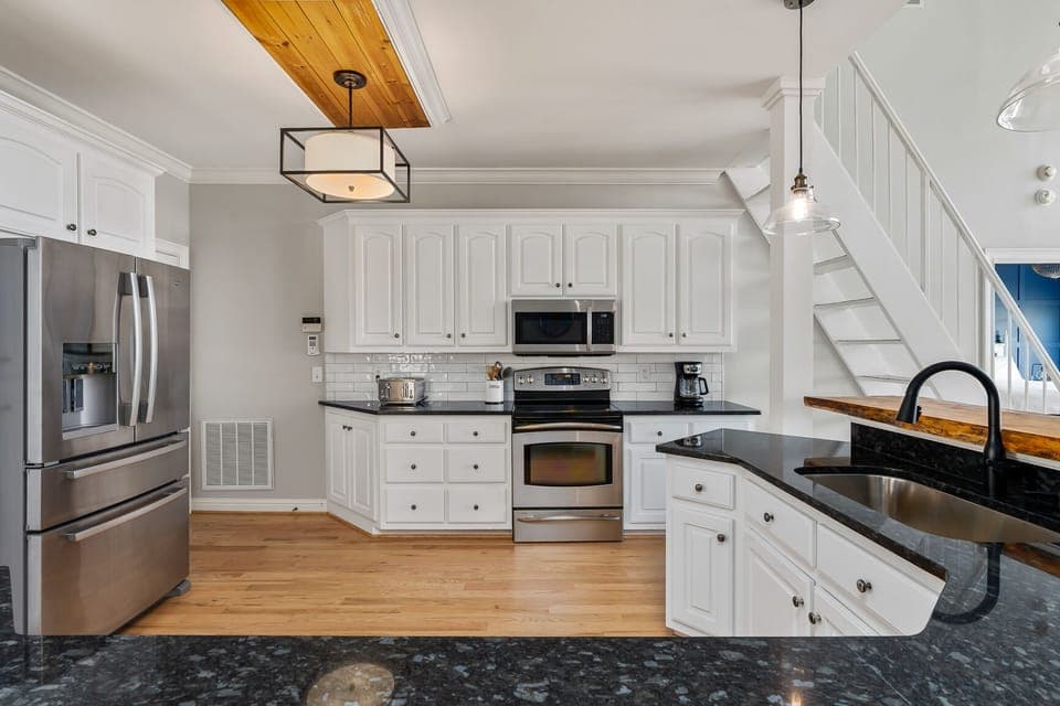 Upstairs kitchen