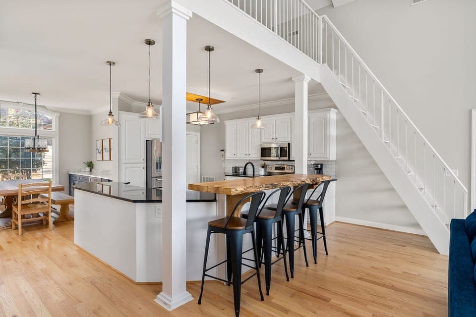 Upstairs kitchen