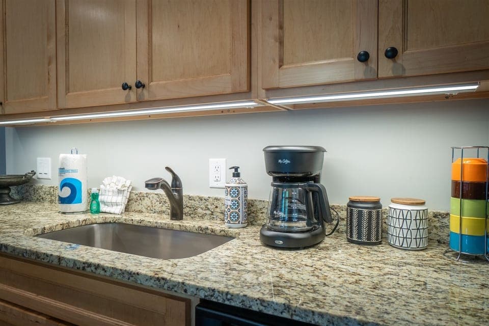 Traditional drip coffee maker