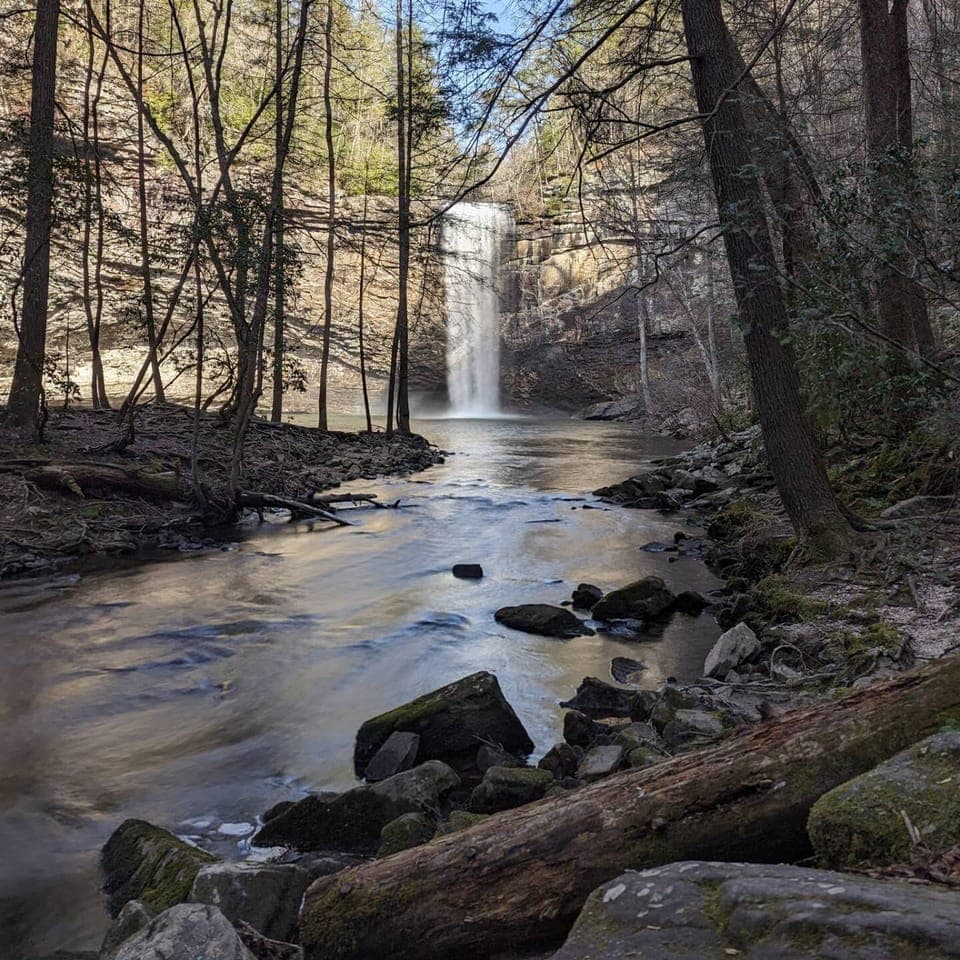Foster Falls, a 15-minute drive from the property. 