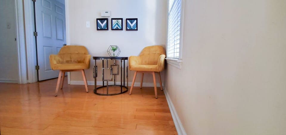 Upstairs seating
