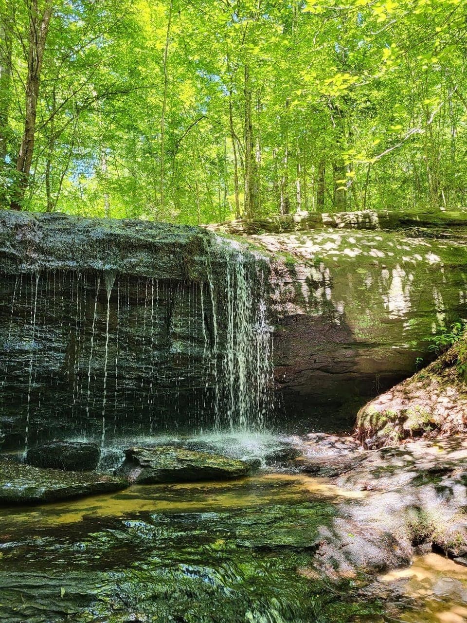 Nearby waterfall