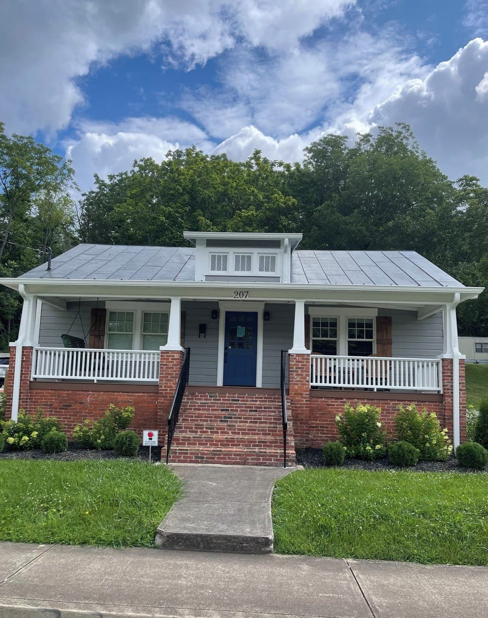 Front of home. 