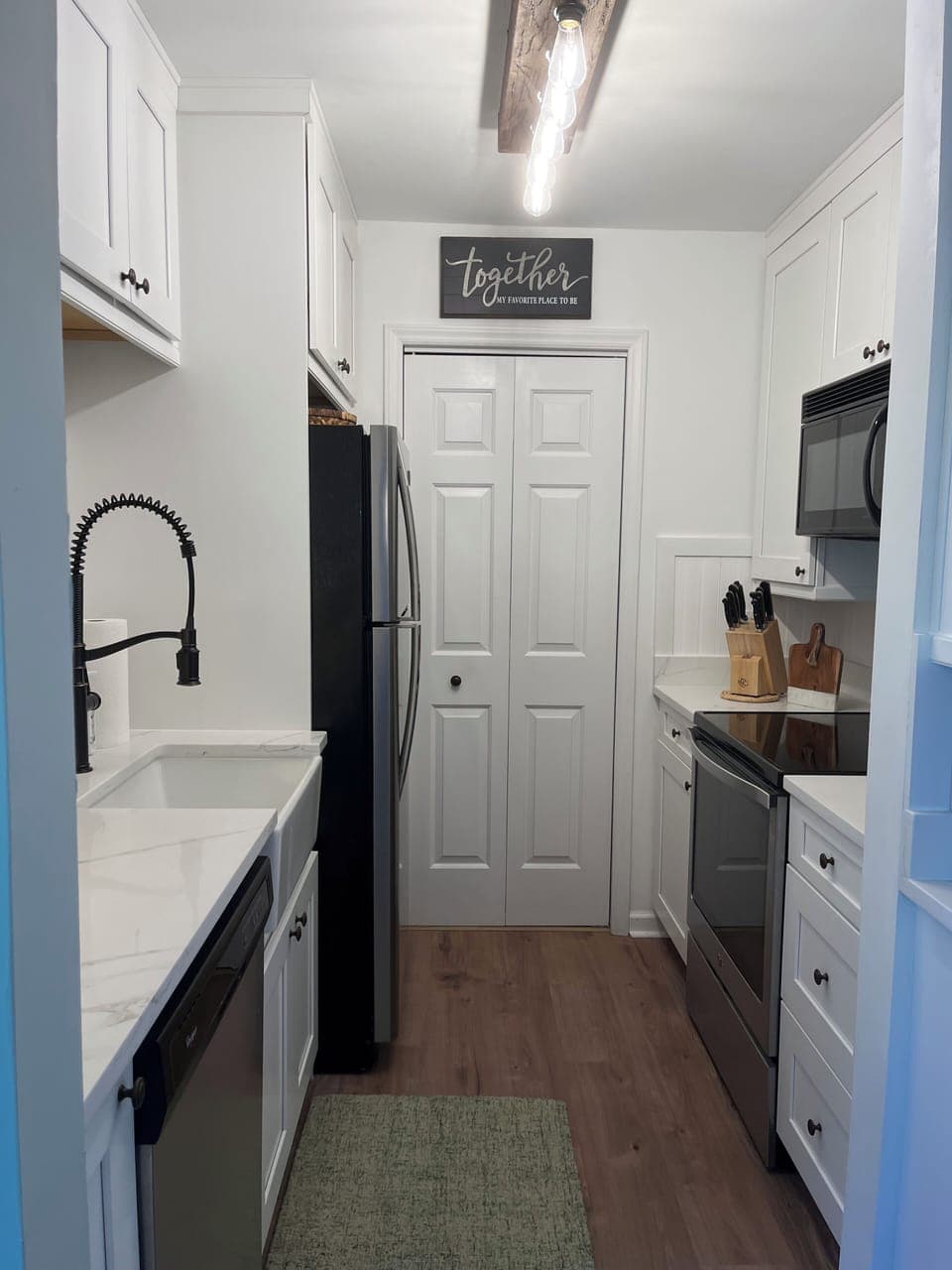 Kitchen with pantry