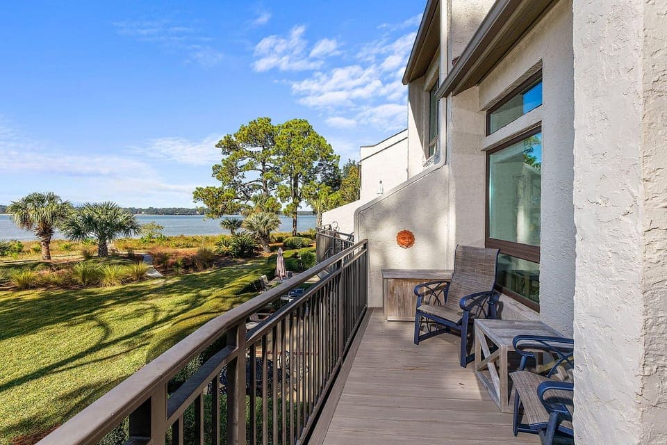 Balcony and View of the Beach