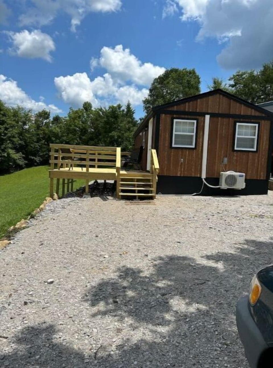 Tiny log cabin