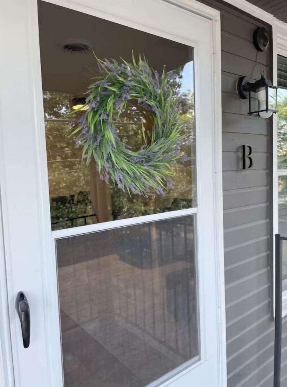 Unit B front door. 