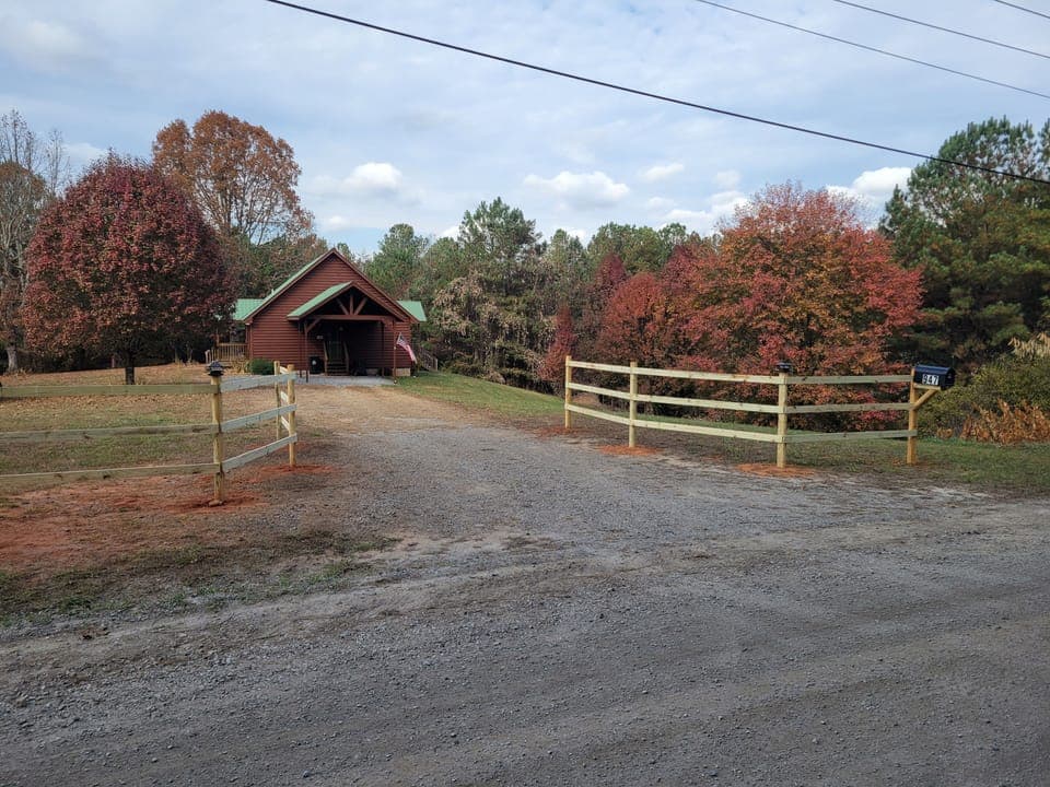 Front view from the road.