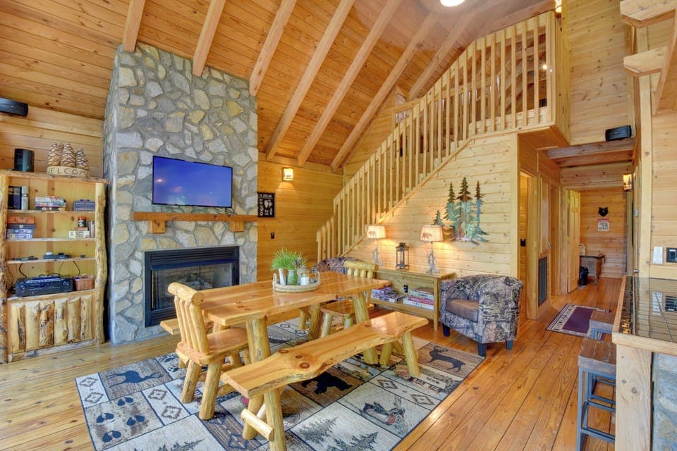 Six Mile Vacation Rental | 3BR | 3BA | 2,000 Sq Ft | Steps Required to Access