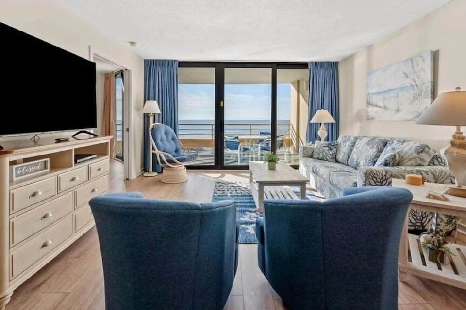 View to the ocean