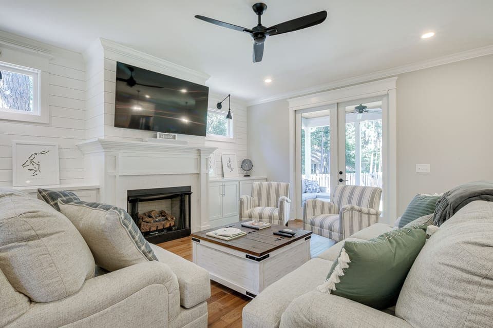 Pinehurst Vacation Rental | 4BR | 3.5BA | 2,700 Sq Ft | 5 Steps Required
