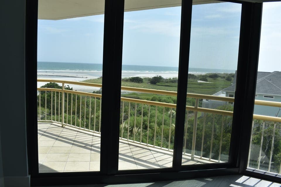 Beach View from the Living Room